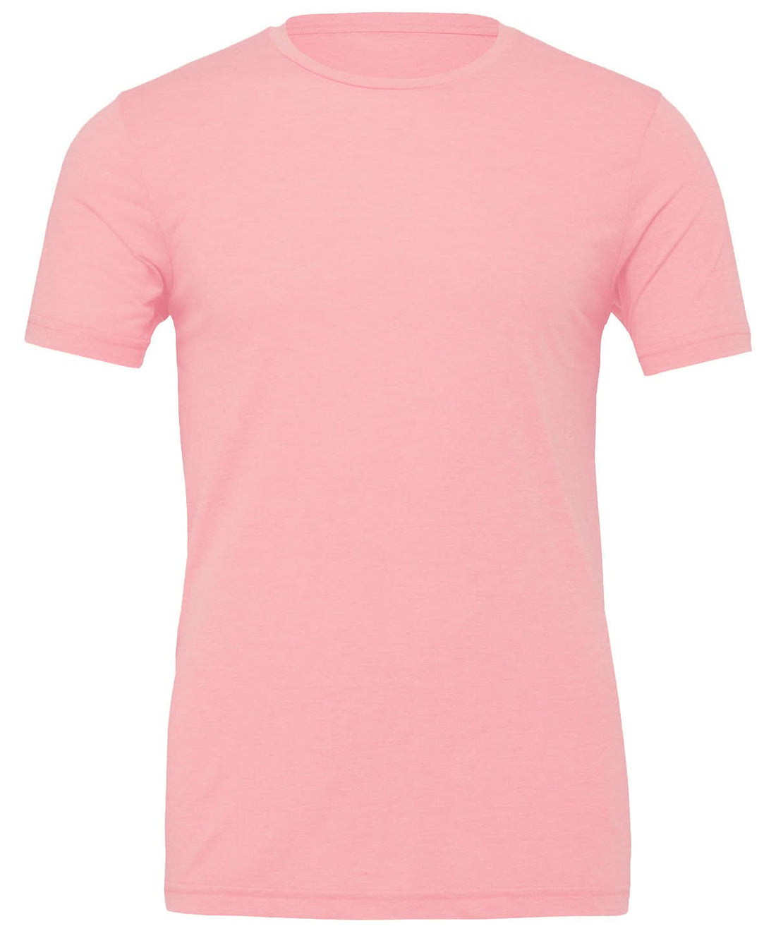 Bella Canvas Unisex Jersey crew neck t shirt Pink CV001 - Pink - Customisable T-Shirts