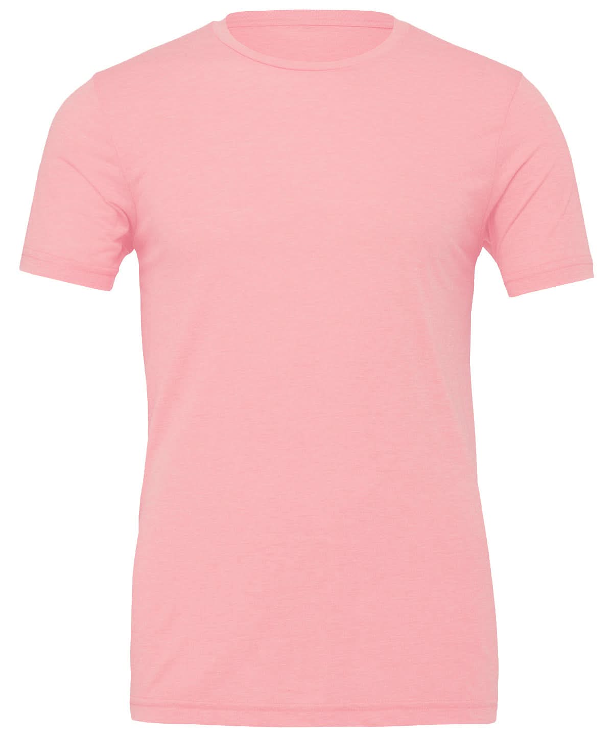 Bella Canvas Unisex Jersey crew neck t shirt Pink CV001 - Pink - Customisable T-Shirts