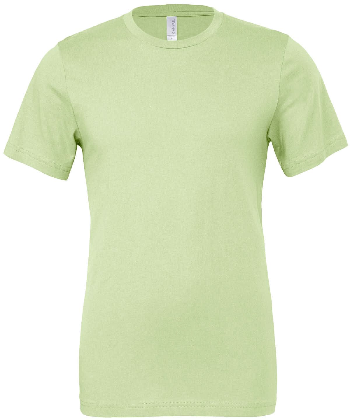 Bella Canvas Unisex Jersey crew neck t shirt Spring Green CV001 - Spring Green - Customisable T-Shirts
