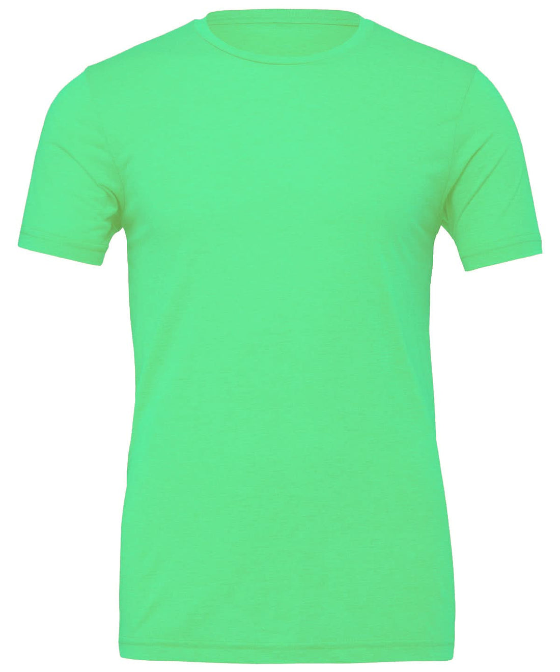 Bella Canvas Unisex Jersey crew neck t shirt Synthetic Green CV001 - Synthetic Green - Customisable T-Shirts