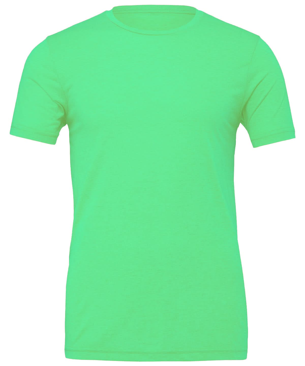 Bella Canvas Unisex Jersey crew neck t shirt Synthetic Green CV001 - Synthetic Green - Customisable T-Shirts