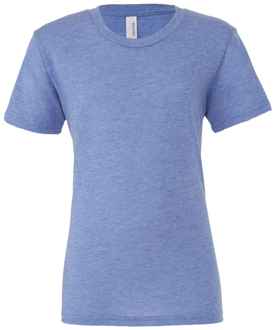 Bella Canvas Unisex triblend crew neck t shirt Blue Triblend CV003 - Blue Triblend - Customisable T-Shirts