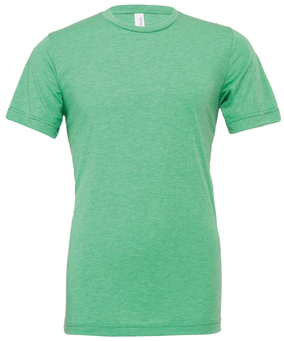 Bella Canvas Unisex triblend crew neck t shirt Green Triblend CV003 - Green Triblend - Customisable T-Shirts