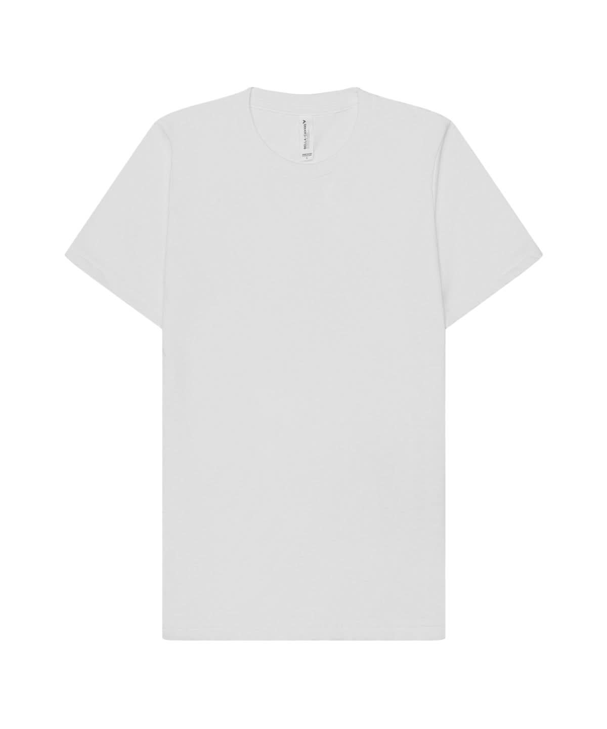 Bella Canvas Unisex EcoMax Short Sleeve Tee CV012 - White - Customisable T-Shirts