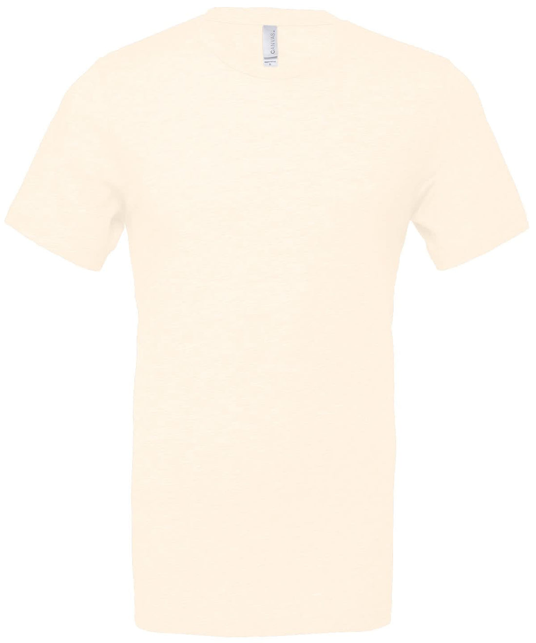 Bella Canvas Unisex heather CVC short sleeve t shirt Heather Natural CV01H - Heather Natural - Customisable T-Shirts