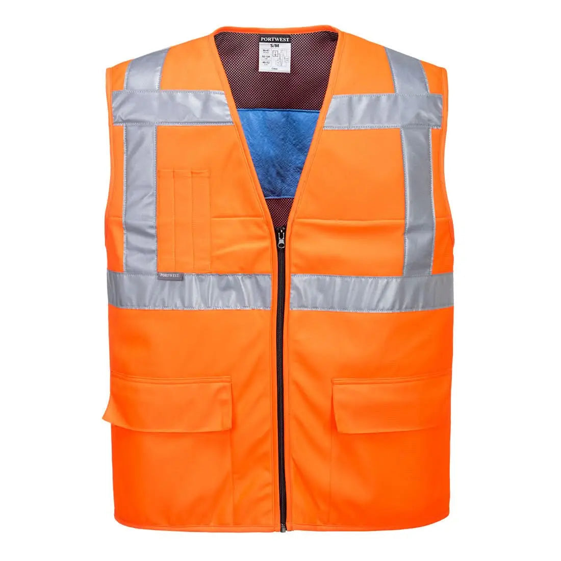 Hi Vis Cooling Vest Cv02 - Orange - Customisable Vests