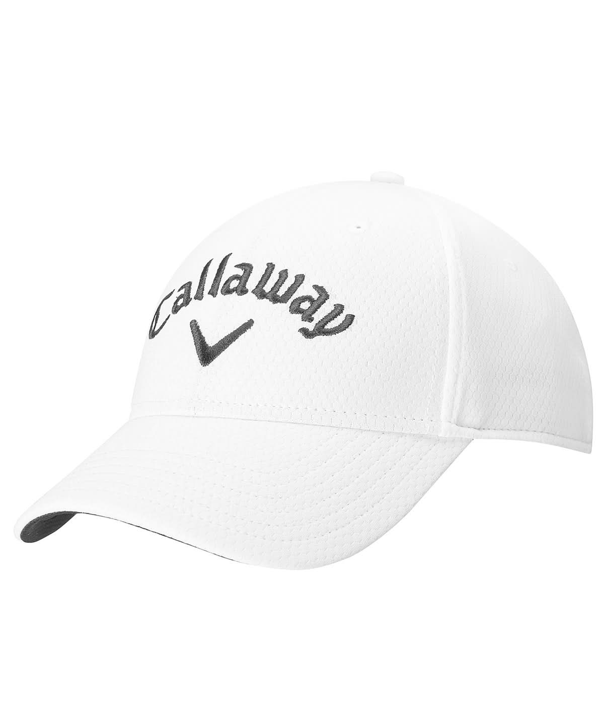 Callaway Side crested cap CW092 - White One size - Customisable Caps