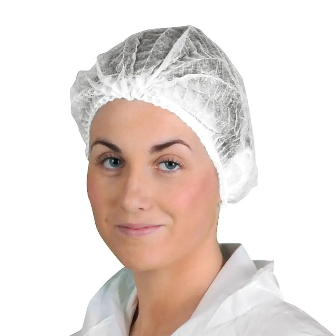 Pp Disposable Mob Cap (Pk3000) D100 - White - Customisable Disposable Workwear