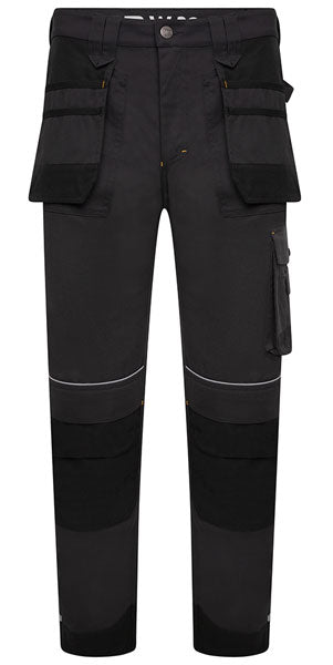 Jcb Workwear Jcb Workwear Trade Holster Trousers - Black - Customisable Trousers