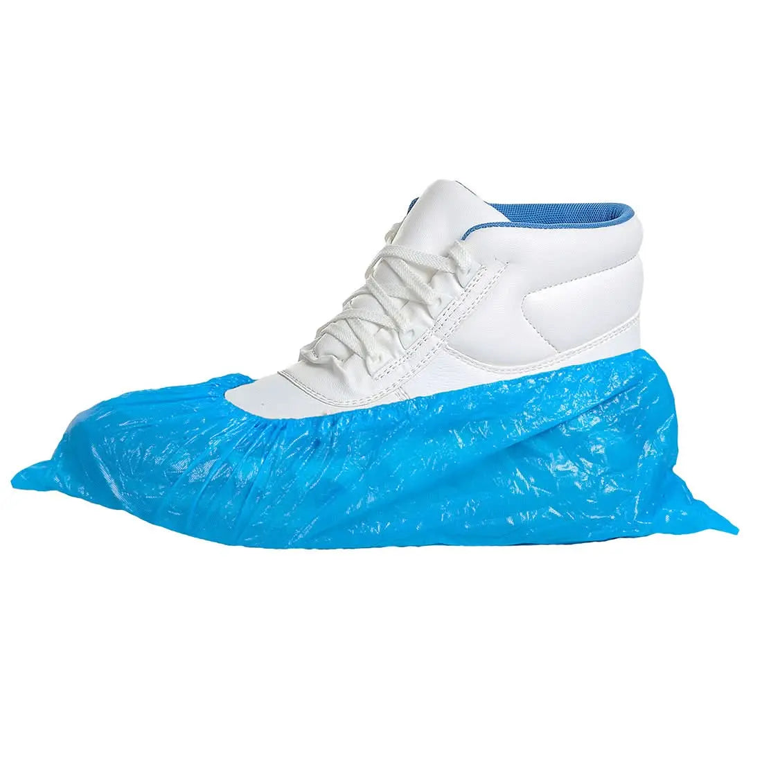 Disposable Pe Overshoes (Pk6000) D340 - Blue - Customisable Disposable Workwear