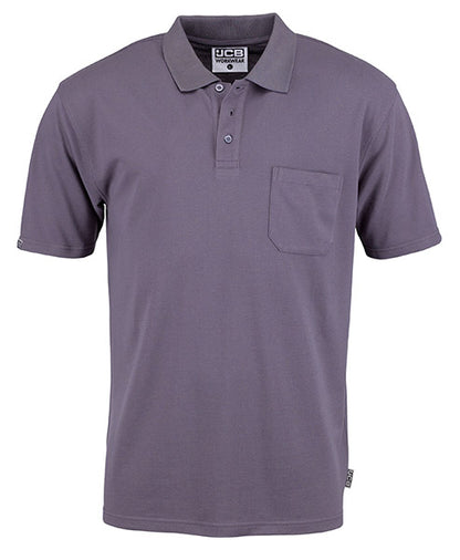 Jcb Workwear Jcb Workwear Essential Polo Shirt - Grey - Customisable Polo Shirts