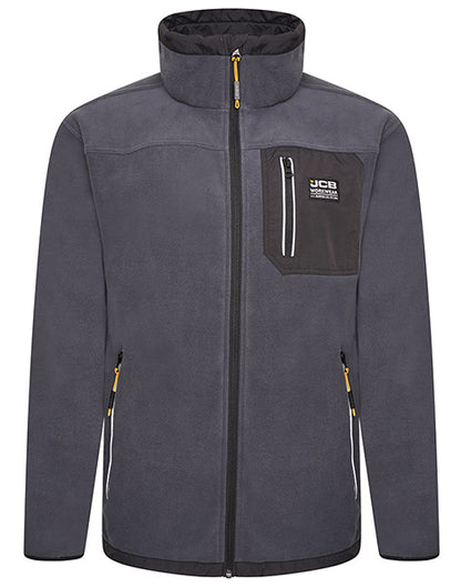 Jcb Workwear Jcb Workwear Trade Fleece Jacket Full Zip - Steel Blue - Customisable Fleeces