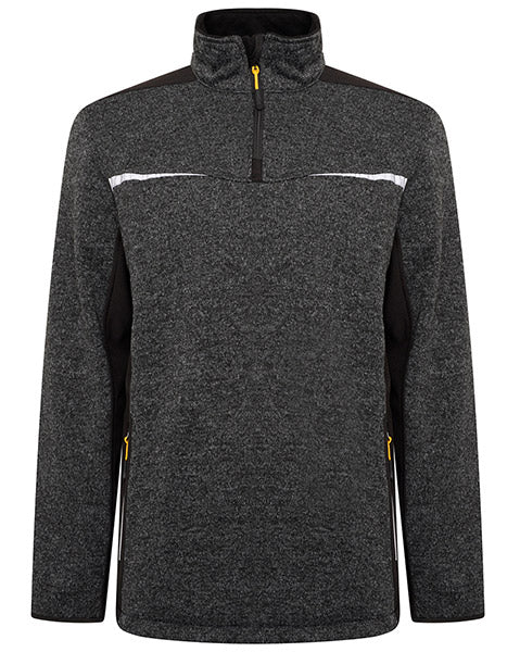 Jcb Workwear Jcb Workwear Trade Elmhurst Ii Quarter Zip Fleece - Grey - Customisable Fleeces