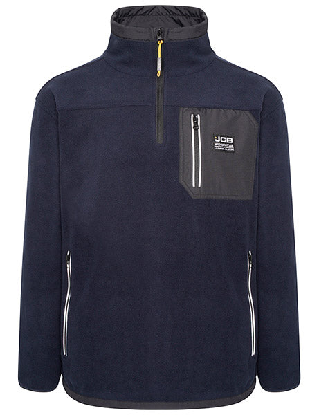 Jcb Workwear Jcb Workwear Trade Heavyweight / Zip Tech Fleece - Navy Blue - Customisable Fleeces