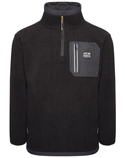 Jcb Workwear Jcb Workwear Trade Heavyweight / Zip Tech Fleece - Black - Customisable Fleeces