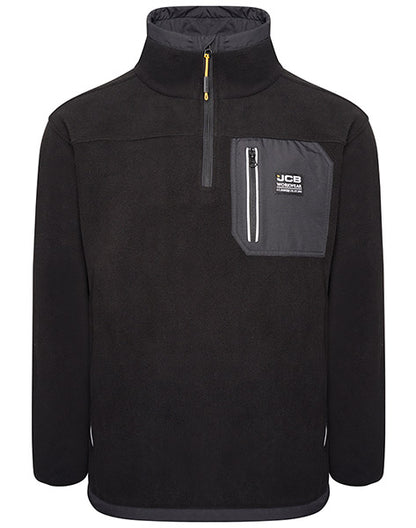 Jcb Workwear Jcb Workwear Trade Heavyweight / Zip Tech Fleece - Black - Customisable Fleeces