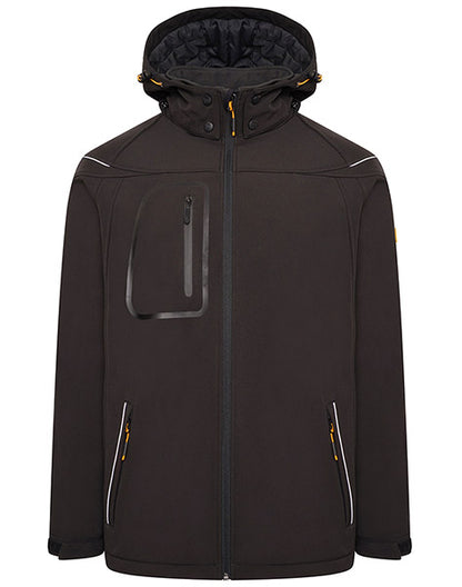 Jcb Workwear Jcb Workwear Trade Hooded Softshell Jacket - Black - Customisable Jackets