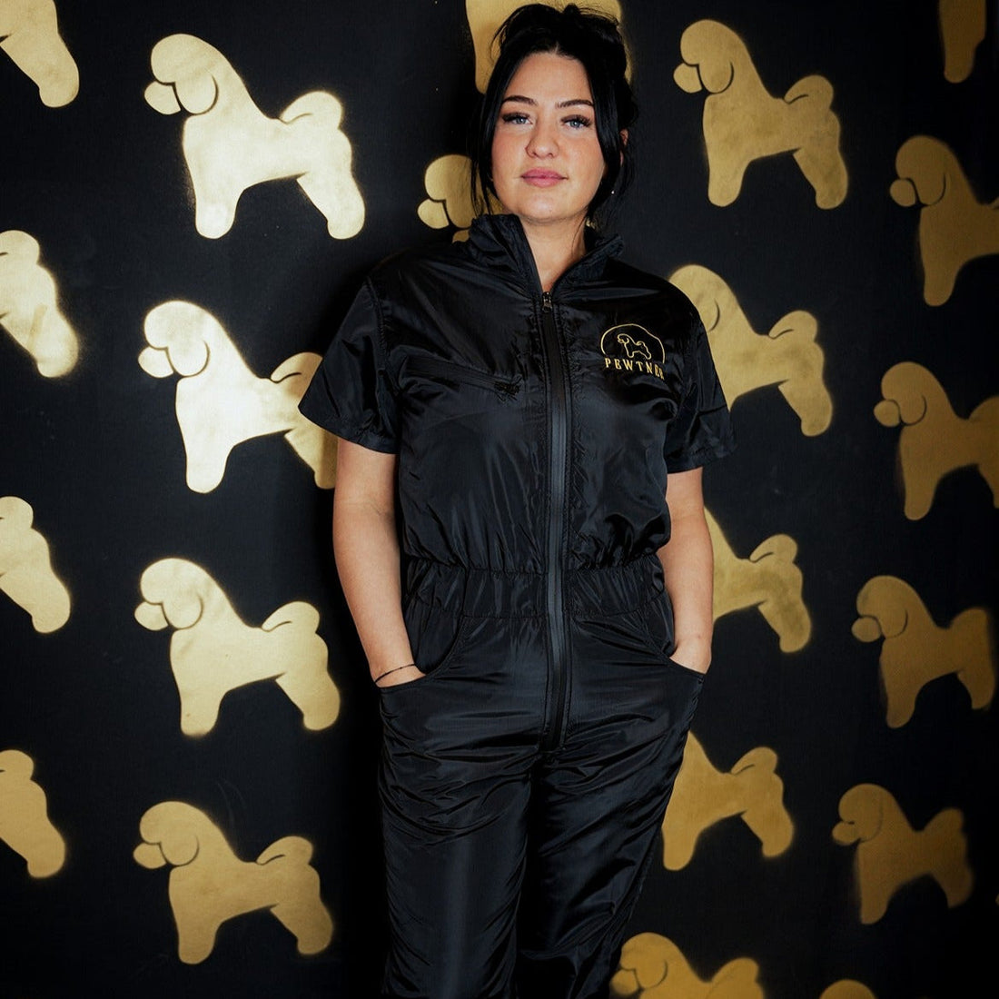 Pewtsuit for Woman -  Dog Grooming Jumpsuit/ Overall