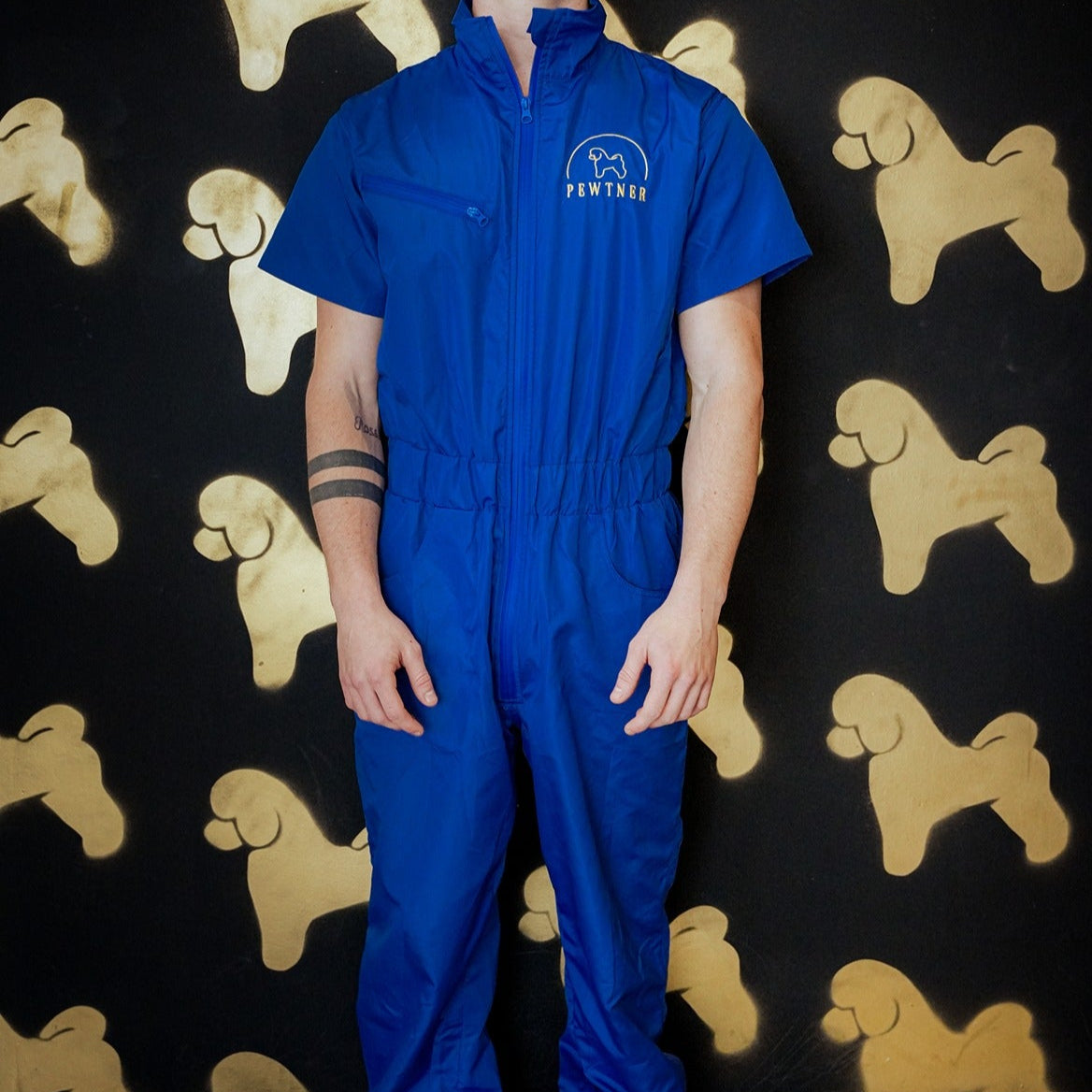 Pewtsuit Unisex - Dog Grooming Jumpsuit/ Overall - - Customisable Workwear