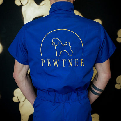 Pewtsuit Unisex - Dog Grooming Jumpsuit/ Overall - - Customisable Workwear