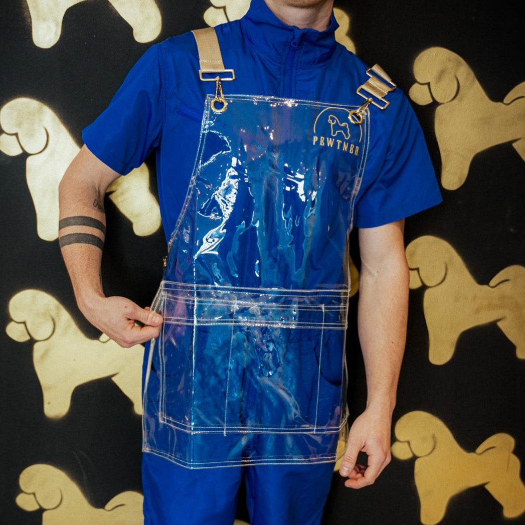 Pewtner Pinnie - Dog Grooming Apron - clear one-size - Customisable Workwear