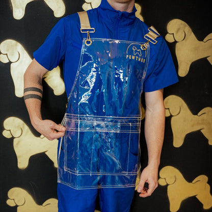 Pewtner Pinnie - Dog Grooming Apron - clear one-size - Customisable Workwear
