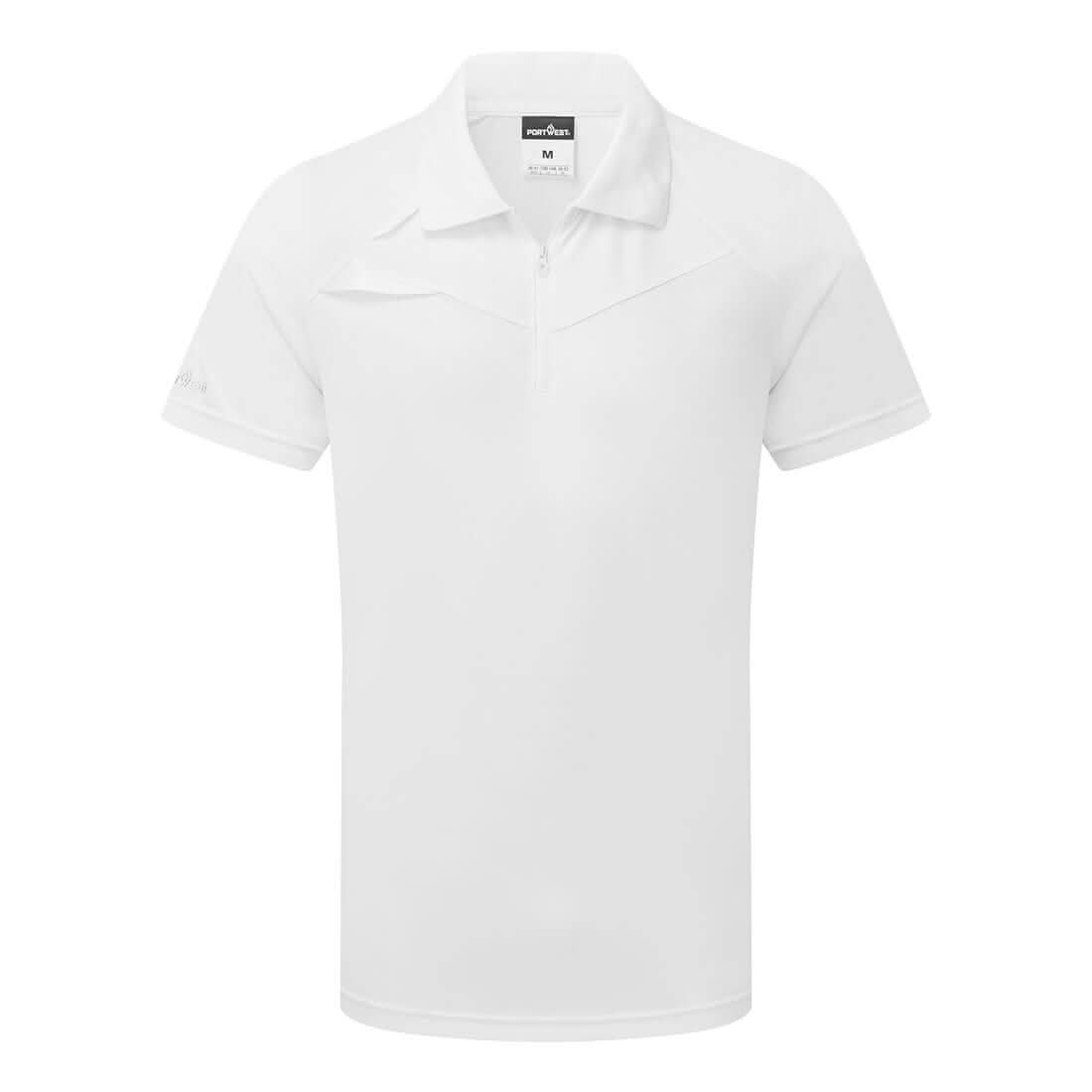 Portwest Dx4 Polo Shirt SS DX410 - All White - Customisable Polos