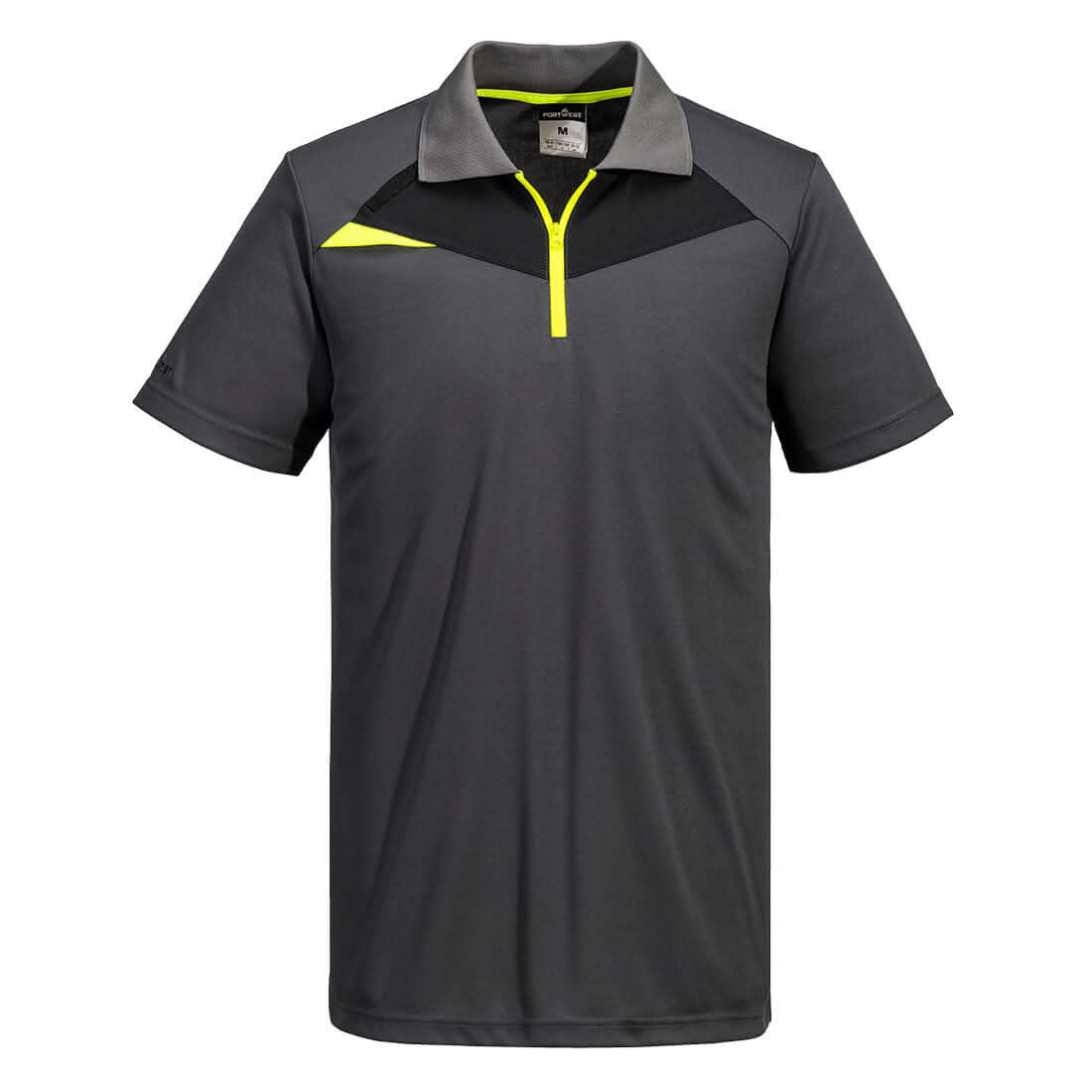 Portwest Dx4 Polo Shirt SS DX410 - Metal Grey - Customisable Polos