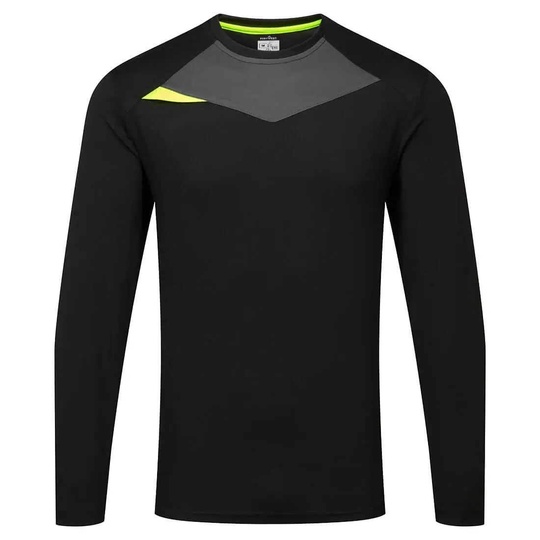 Dx4 T Shirt L/S Dx415 - Black - Customisable T-Shirt