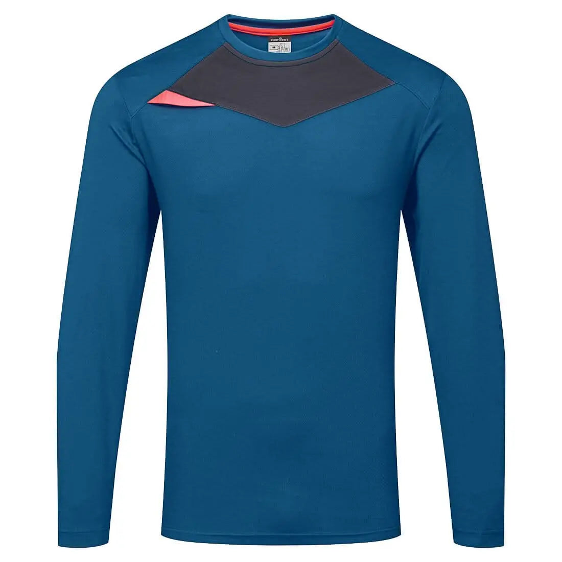 Dx4 T Shirt L/S Dx415 - Metro Blue - Customisable T-Shirt