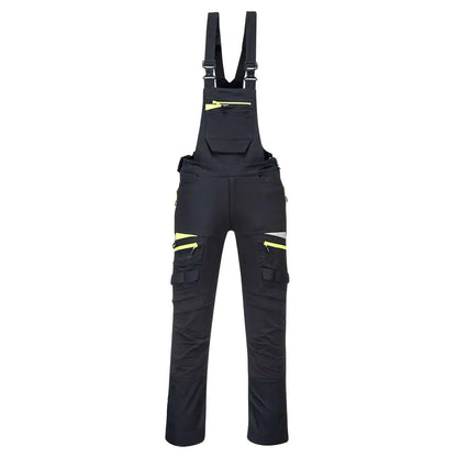 Dx4 Work Bib And Brace Dx441 - Black - Customisable Bib &amp; Braces