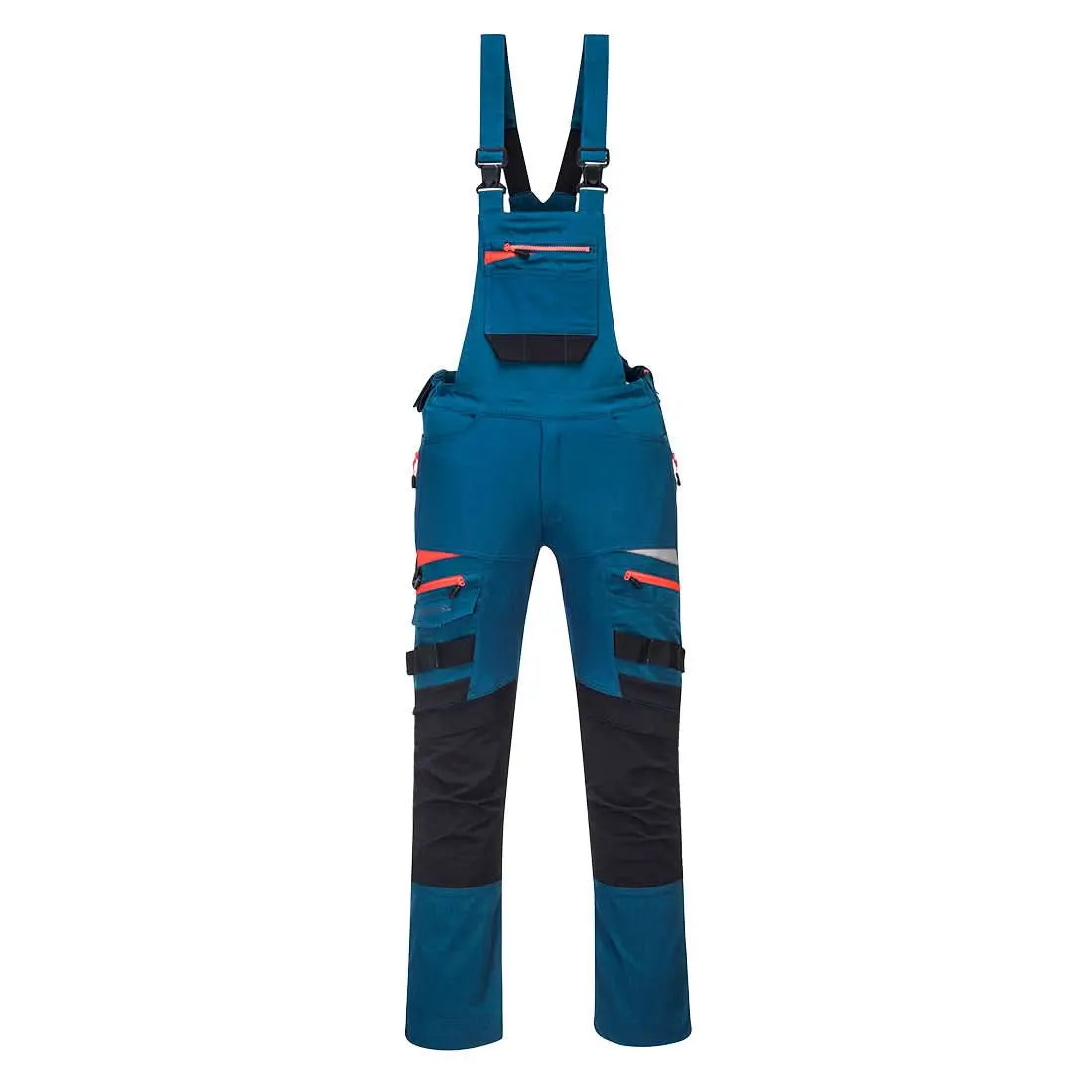 Dx4 Work Bib And Brace Dx441 - Metro Blue - Customisable Bib &amp; Braces