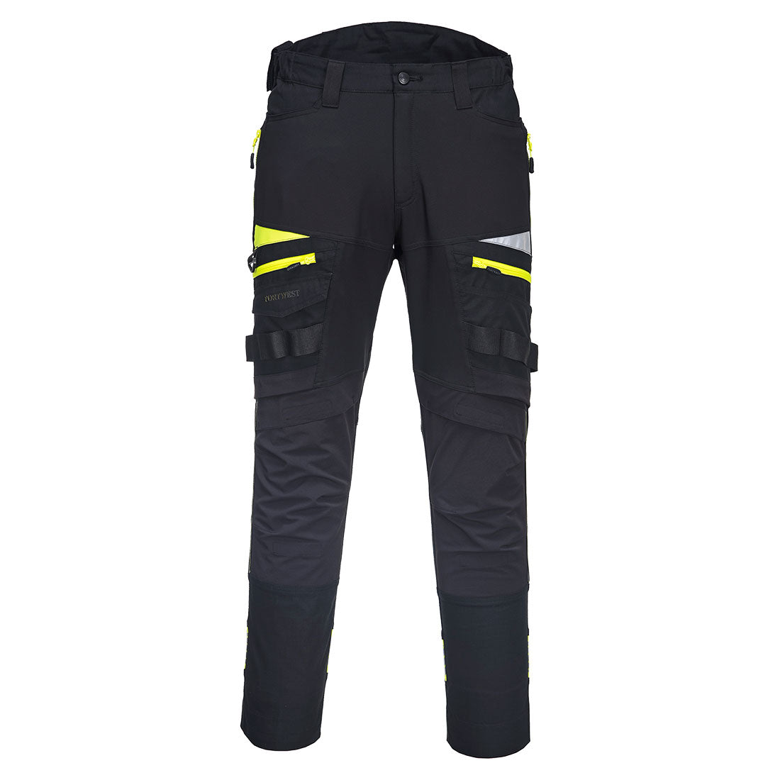 Portwest DX4 Work Trousers dx449 - Black - Customisable Trousers