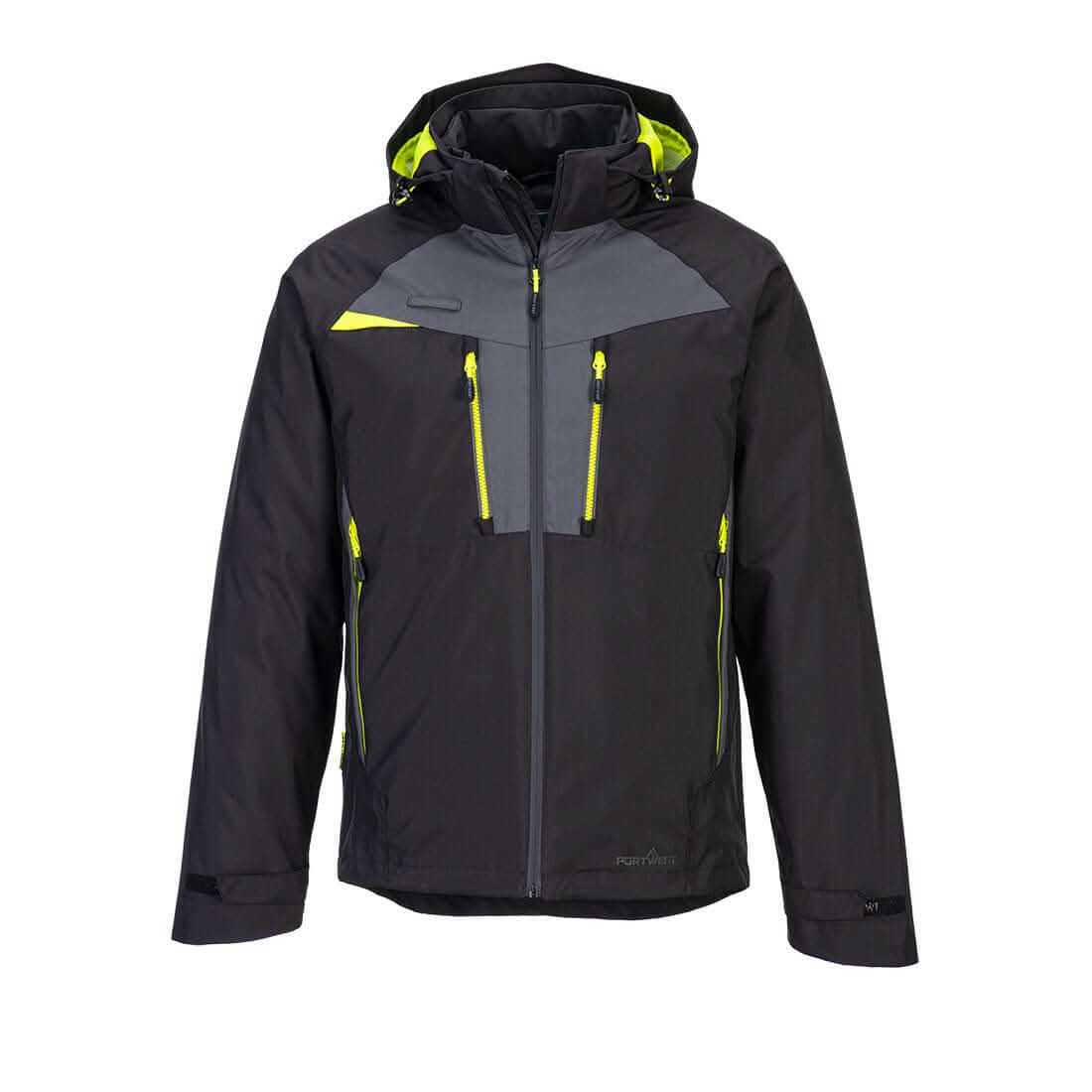 Portwest Dx4 3 In 1 Jacket DX465 - Black - Customisable Jacket