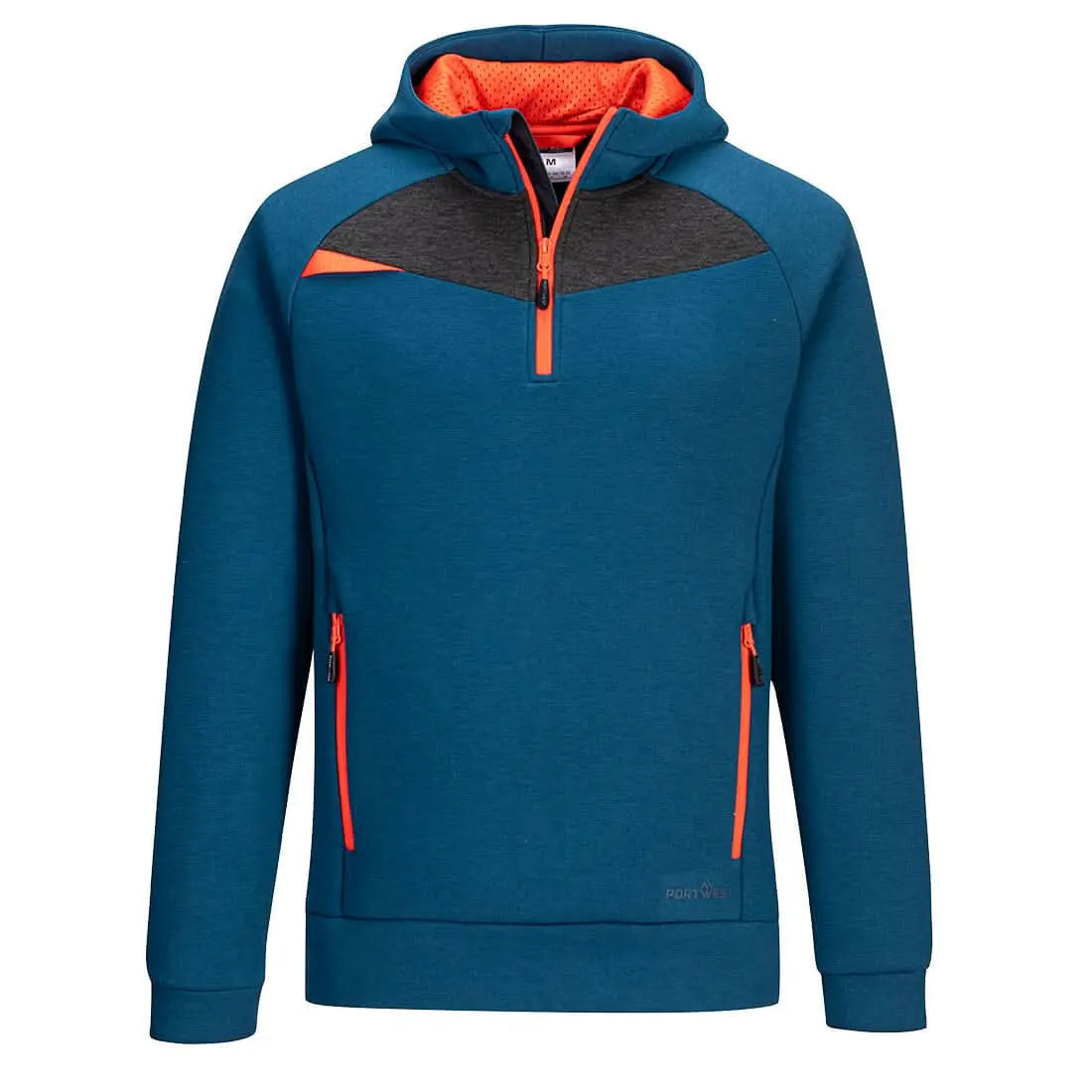Dx4 1/4 Zip Hoodie Dx467 - Metro Blue - Customisable Hoodies