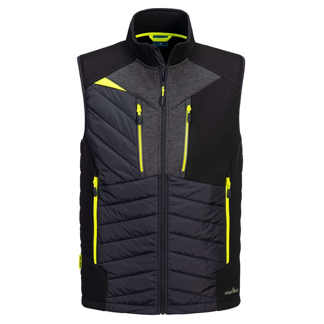 Portwest Dx4 Hybrid Baffle Gilet DX470 - Black - Customisable Bodywarmer