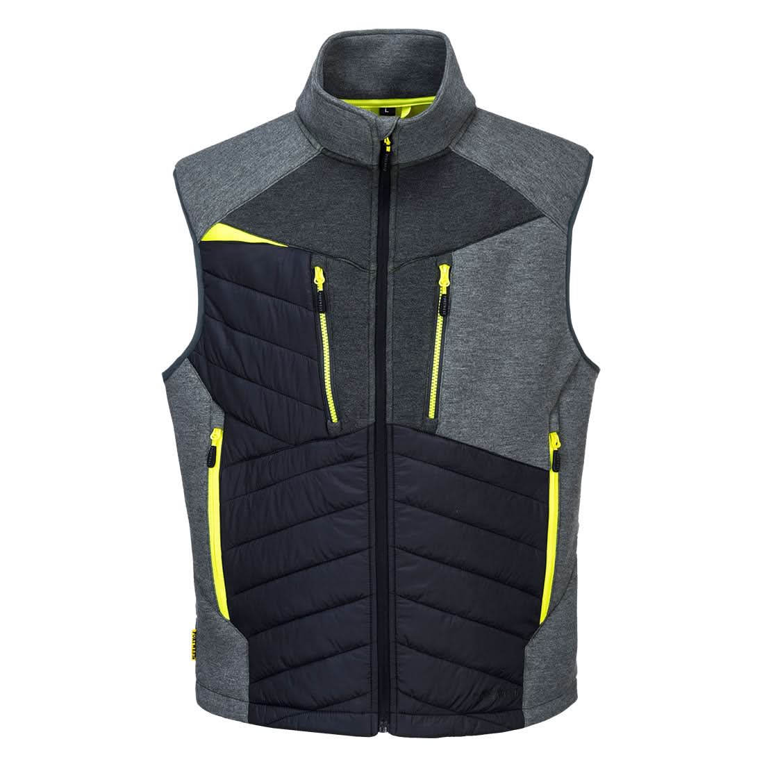 Portwest Dx4 Hybrid Baffle Gilet DX470 - Metal Grey - Customisable Bodywarmer