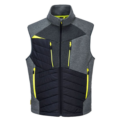 Portwest Dx4 Hybrid Baffle Gilet DX470 - Metal Grey - Customisable Bodywarmer