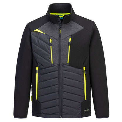 Portwest Dx4 Hybrid Baffle Jacket DX471 - Black - Customisable Jackets