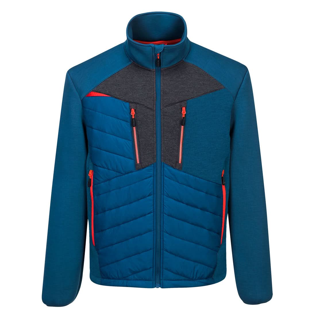 Portwest Dx4 Hybrid Baffle Jacket DX471 - Metro Blue - Customisable Jackets