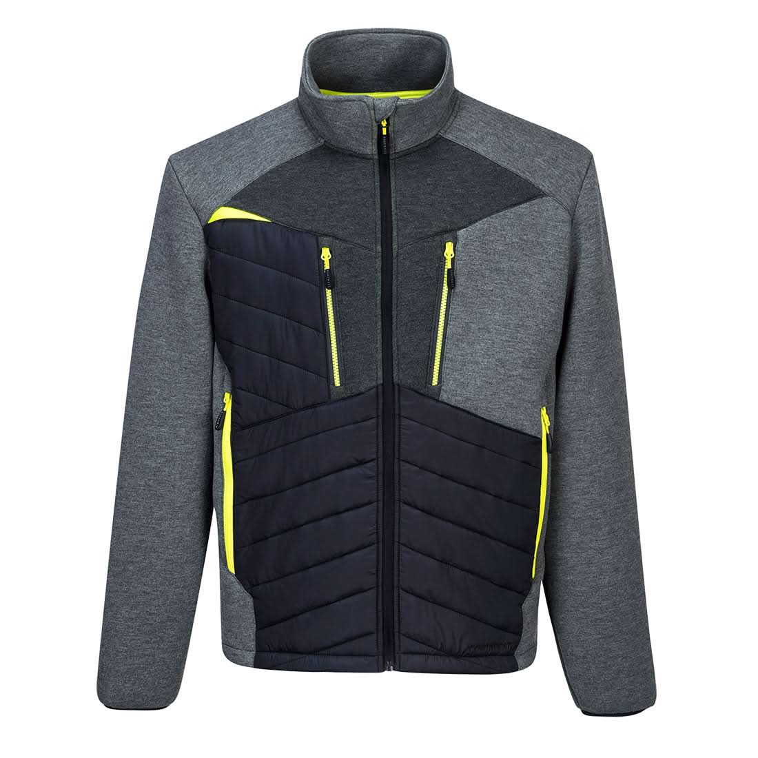 Portwest Dx4 Hybrid Baffle Jacket DX471 - Metal Grey - Customisable Jackets