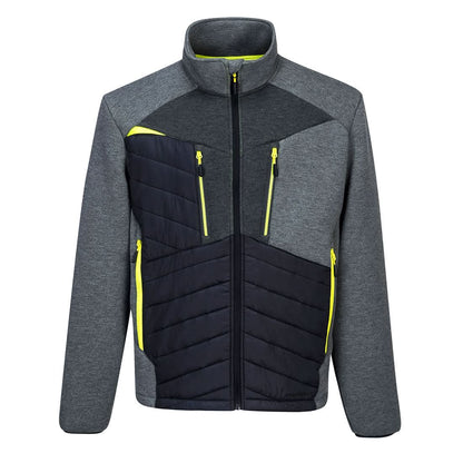 Portwest Dx4 Hybrid Baffle Jacket DX471 - Metal Grey - Customisable Jackets