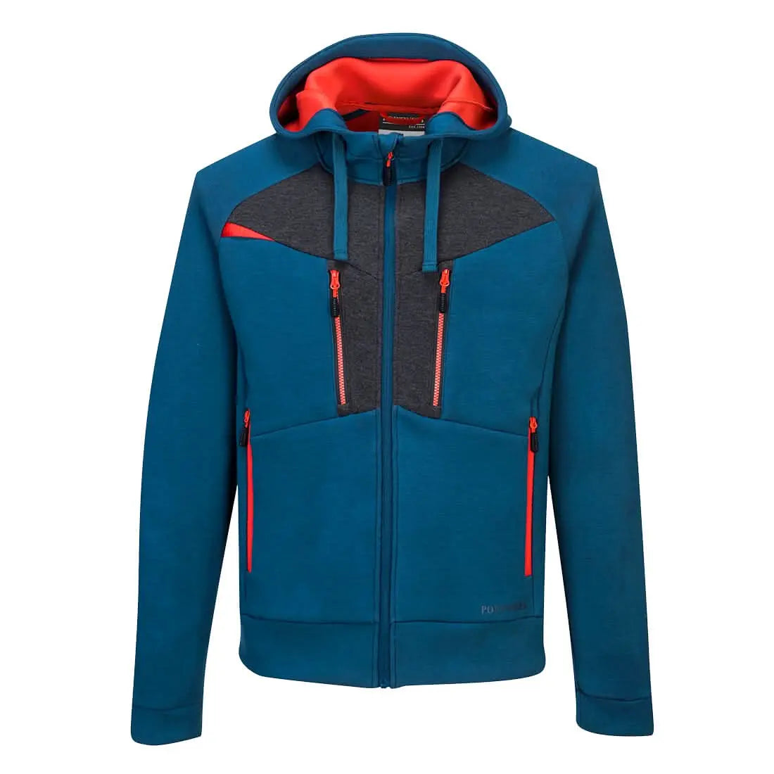 Dx4 Zipped Hoodie Dx472 - Metro Blue - Customisable Hoodies