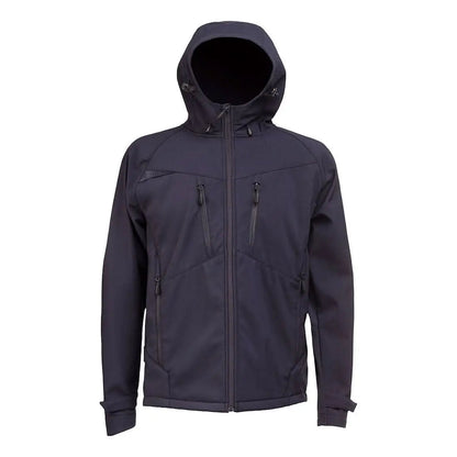 Dx4 Hooded Softshell (3 L) Dx474 - All Navy - Customisable Softshell Jackets