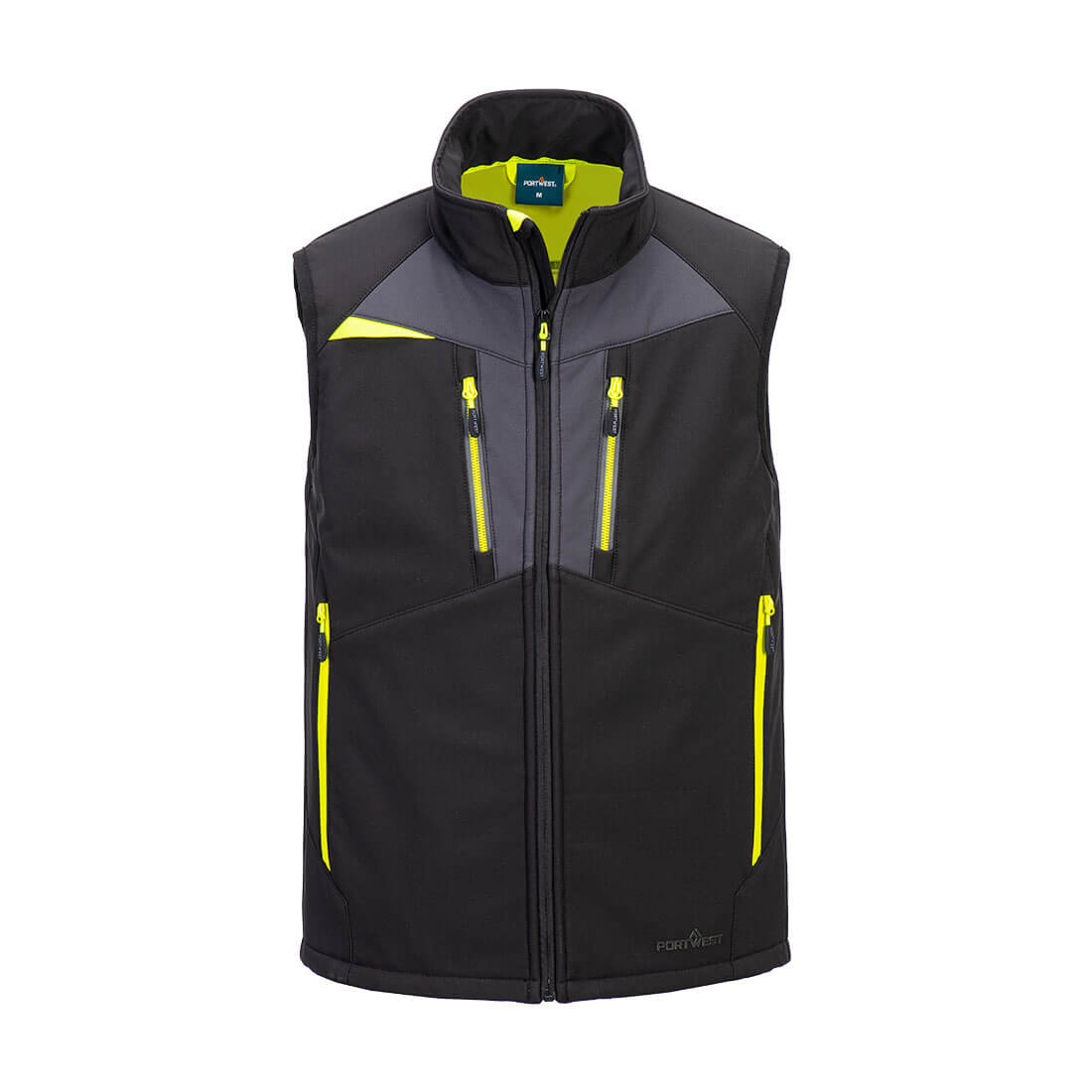 Portwest DX4 Softshell Bodywarmer (3L) dx476 - Black - Customisable Bodywarmer