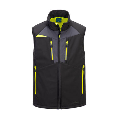 Portwest DX4 Softshell Bodywarmer (3L) dx476 - Black - Customisable Bodywarmer