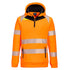 Portwest Dx4 Hi Vis 14 Zip Hoodie DX482 - Orange Black - Customisable Hoodies