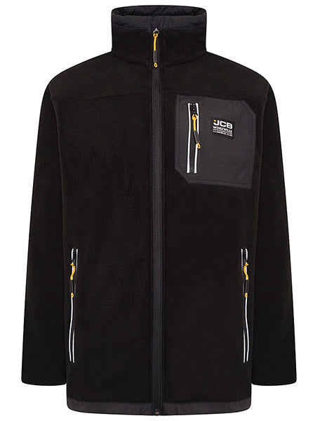 Jcb Workwear Jcb Workwear Trade Fleece Full Zip - Black - Customisable Fleeces