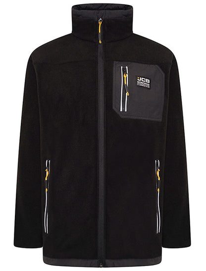 Jcb Workwear Jcb Workwear Trade Fleece Full Zip - Black - Customisable Fleeces