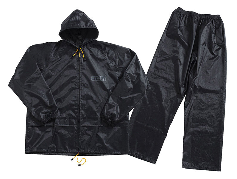 Jcb Workwear Jcb Workwear Two Piece Rainsuit - Black - Customisable Suits